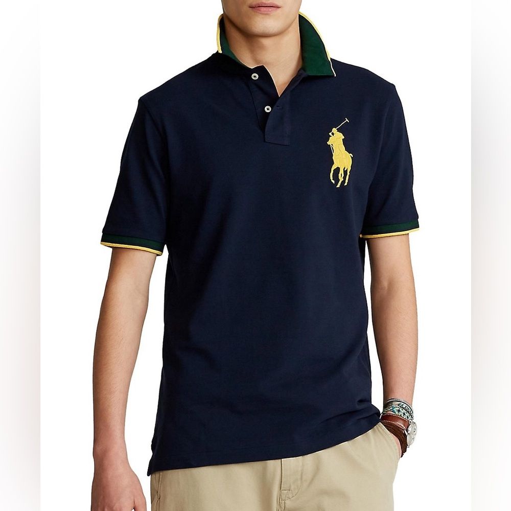 NWOT Polo Ralph Lauren Custom Slim Fit Big Pony Mesh Polo Shirt |Size XXL